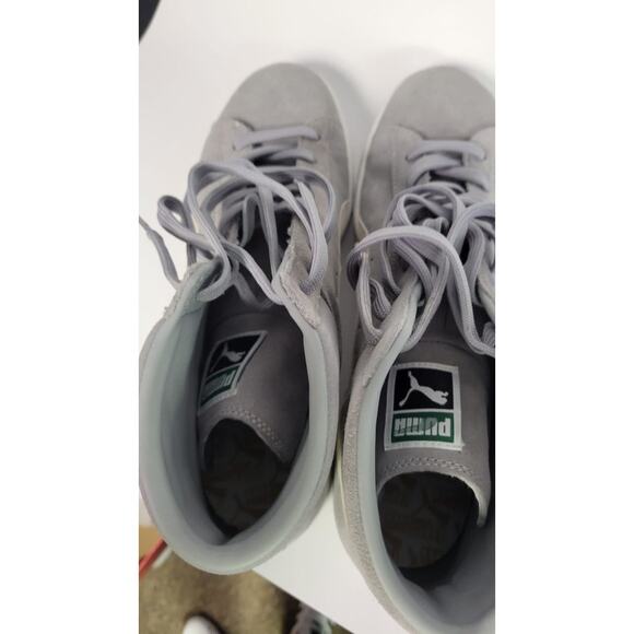PUMA high top fashion sneakers for men 10.5 grey